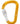 Petzl - ATTACHE - YELLOW