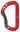 Petzl - SPIRIT - Bent gate - Red