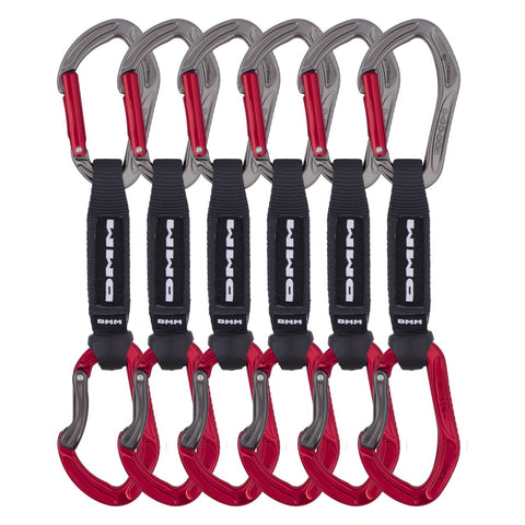 DMM - Alpha Sport QD 12 cm 6-pack (röd)